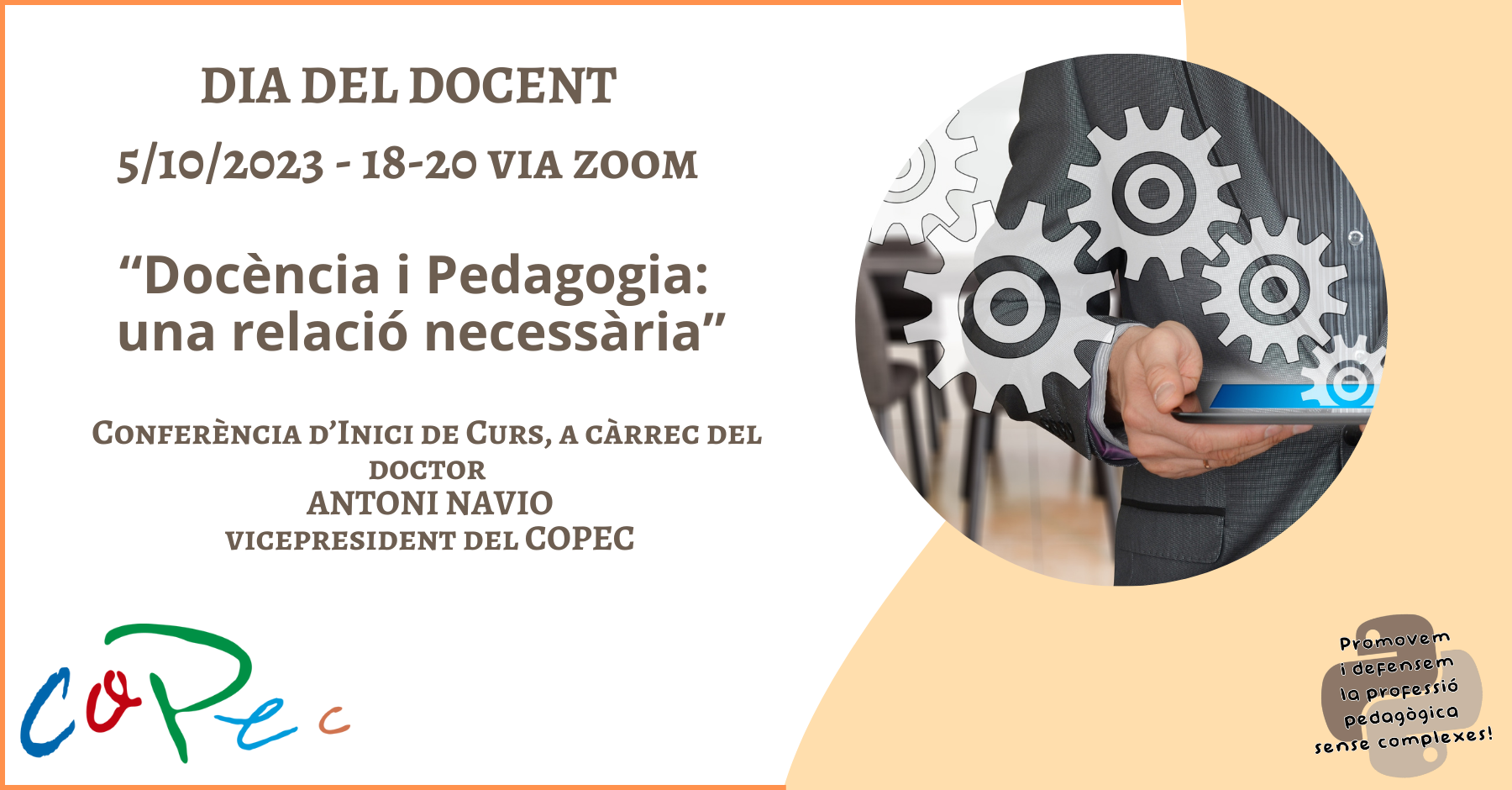 Col·legi Oficial de Pedagogia de Catalunya > DIA MUNDIAL DELS DOCENTS: DOCÈNCIA I PEDAGOGIA, UNA RELACIÓ NECESSÀRIA